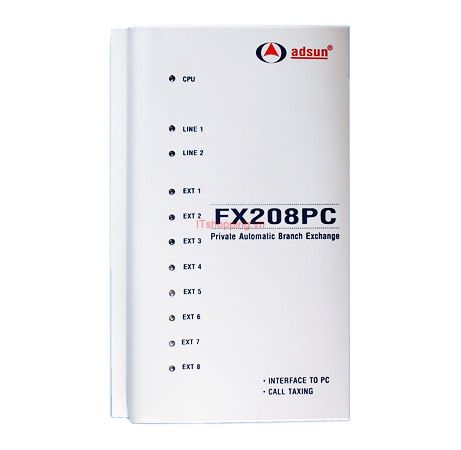 Tổng đài điện thoại ADSUN FX208PC